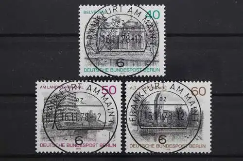 Berlin, MiNr. 578-580, zentrisch VS F/M, EST - 638533