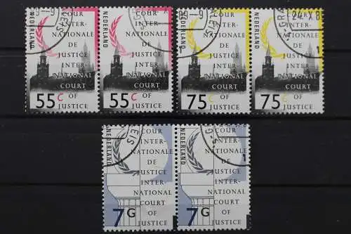 Niederlande ICJ, MiNr. 44-46, Paar, gestempelt - 640387