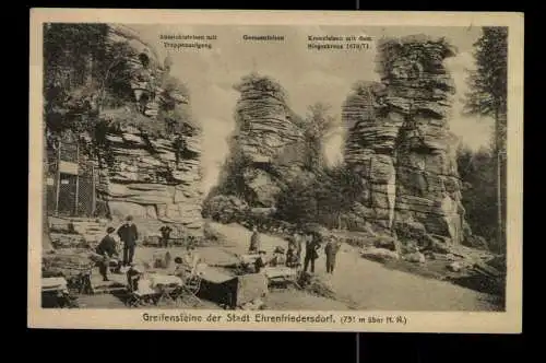 Ehrenfriedersdorf, Greifensteine, Freisitz, Gemsenfelsen, Kreuzfelsen - 420339