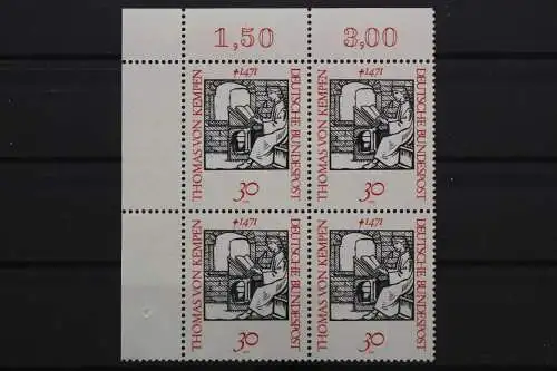 Deutschland, MiNr. 674, Viererblock, Ecke links oben, postfrisch - 640651