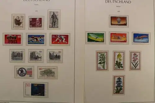 Berlin 1970-1990, postfrische komplette Sammlung auf Leuchtturm SF - 703962