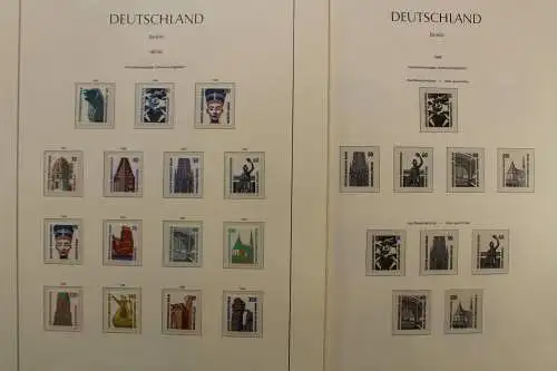 Berlin 1970-1990, postfrische komplette Sammlung auf Leuchtturm SF - 703962