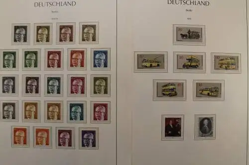 Berlin 1970-1990, postfrische komplette Sammlung auf Leuchtturm SF - 703962