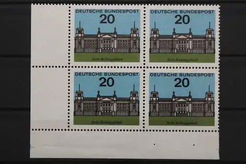 Deutschland, MiNr. 421, Viererblock, Ecke li. unten, postfrisch - 640702