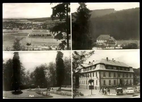 Gehren/Thür., Park, Rathaus, Schobse-Mühle - 420574