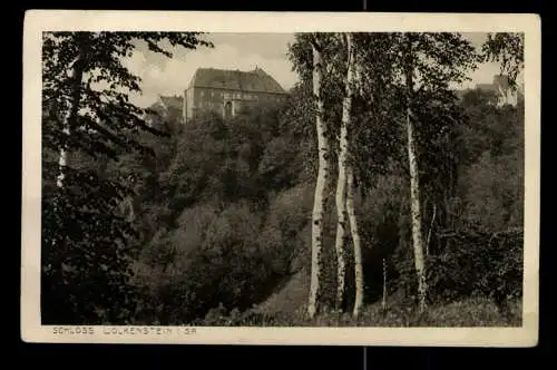 Wolkenstein, Blick zum Schloss Wolkenstein - 420352