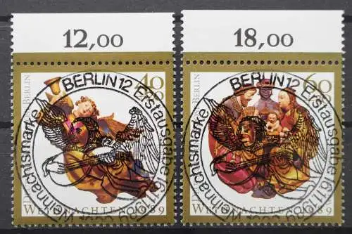 Berlin, MiNr. 858-859, Oberrand, zentrisch VS Berlin, ESST - 643537