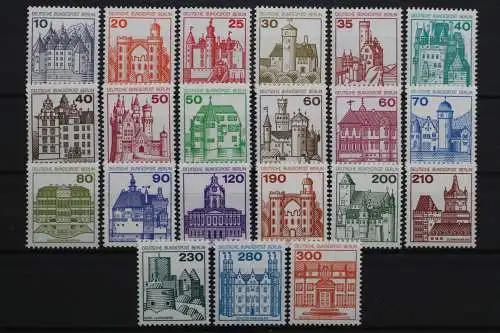 Berlin, MiNr. 532-540 A, 587-590, 611 A, 614-615 A, 673-677 A, postfrisch - 641425