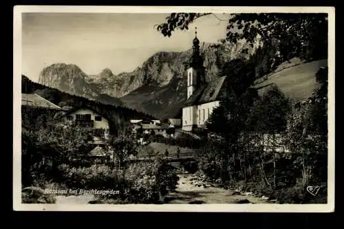 Ramsau, bei Berchtesgaden, Ortsansicht, Kirche - 420513