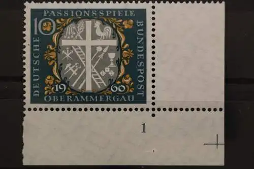 Deutschland (BRD), MiNr. 329, Ecke rechts unten, FN 1, postfrisch - 641507