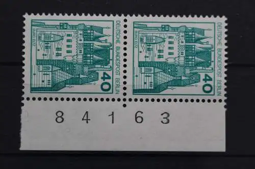 Berlin, MiNr. 535, senkrechtes Paar, Rand mit BZN, postfrisch - 641061