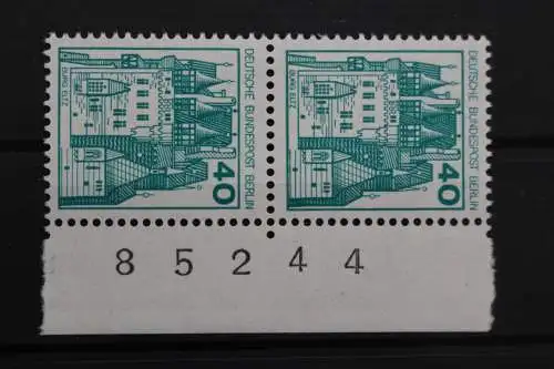 Berlin, MiNr. 535 A, senkrechtes Paar, Rand mit BZN, postfrisch - 641062