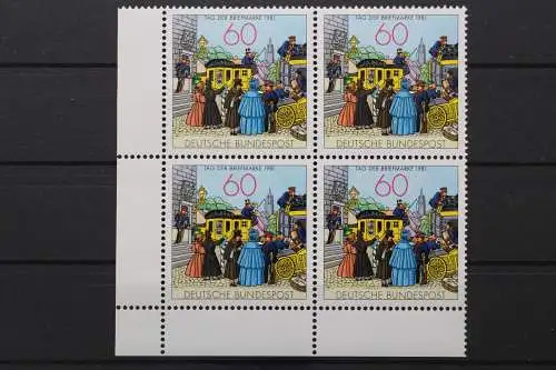 Deutschland, MiNr. 1112, 4er Block, Ecke li. unten, postfrisch - 642620