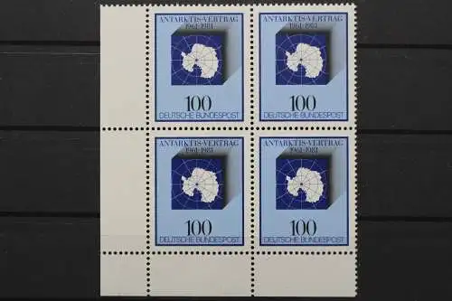 Deutschland, MiNr. 1117, 4er Block, Ecke li. unten, postfrisch - 642627