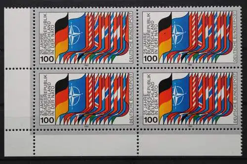 Deutschland, MiNr. 1034, 4er Block, Ecke li. unten, postfrisch - 642633