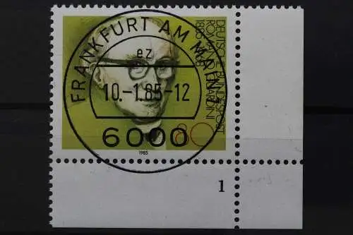 Deutschland (BRD), MiNr. 1237, Ecke rechts unten, FN 1, VS F/M, EST - 644322