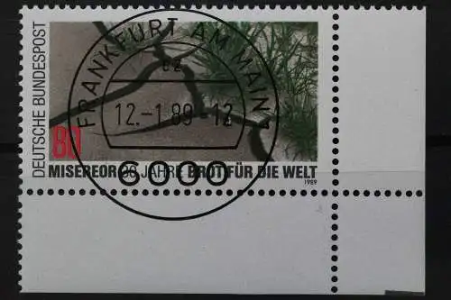 Deutschland (BRD), MiNr. 1404, Ecke rechts unten, VS F/M, EST - 644410