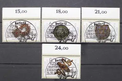 Berlin, MiNr. 789-792, Oberrand, zentrisch VS Berlin, ESST - 643545