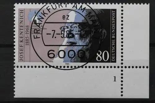 Deutschland (BRD), MiNr. 1252, Ecke rechts unten, FN 1, VS F/M, EST - 644263