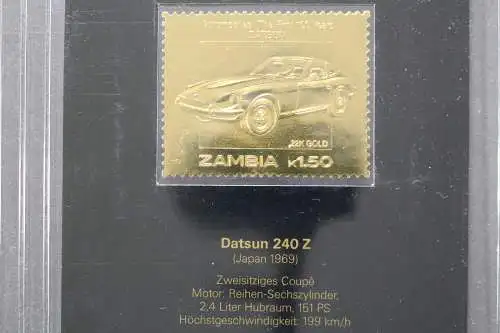 Sambia, MiNr. 380, Datsun 240 Z, postfrisch - 643754