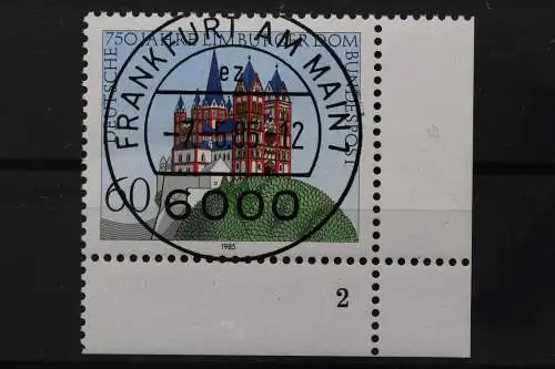 Deutschland (BRD), MiNr. 1250, Ecke rechts unten, FN 2, VS F/M, EST - 644318