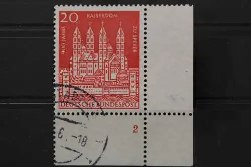 Deutschland (BRD), MiNr. 366, Ecke rechts unten, FN 2, gestempelt - 645168