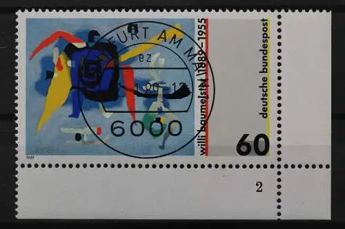 Deutschland (BRD), MiNr. 1403, Ecke rechts unten, FN 2, VS F/M, EST - 644492