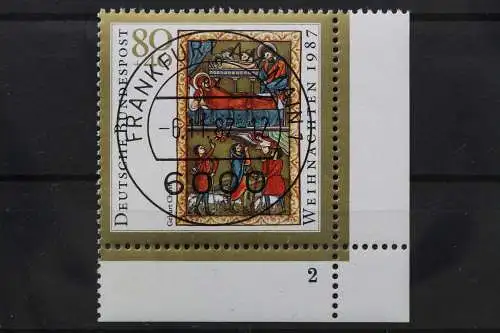 Deutschland (BRD), MiNr. 1346, Ecke rechts unten, FN 2, VS F/M, EST - 644489