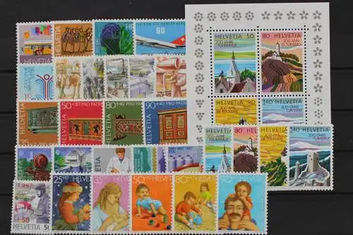 Schweiz, MiNr. 1335-1363, Jahrgang 1987, postfrisch - 645192