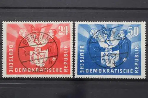 DDR, MiNr. 284-285, zentrisch Berlin 24, gestempelt - 645268