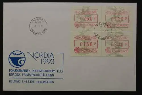 Finnland, Automaten, MiNr. 16, EST vom 1.3.93, FDC - 647581