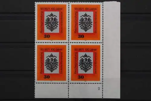 Deutschland, MiNr. 658, 4er Block, Ecke re. u., FN 2, postfrisch - 645727