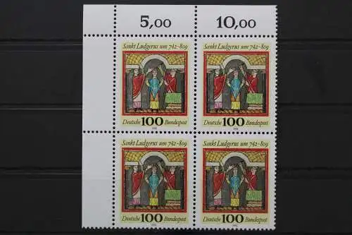 Deutschland, MiNr. 1610, 4er Block, Ecke links oben, postfrisch - 645638