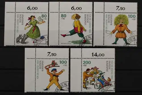 Deutschland (BRD), MiNr. 1726-1730, Ecken links oben, gestempelt - 646752