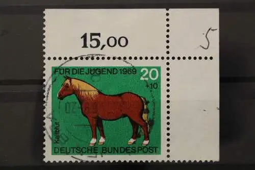 Deutschland (BRD), MiNr. 579, Ecke rechts oben, gestempelt - 646173