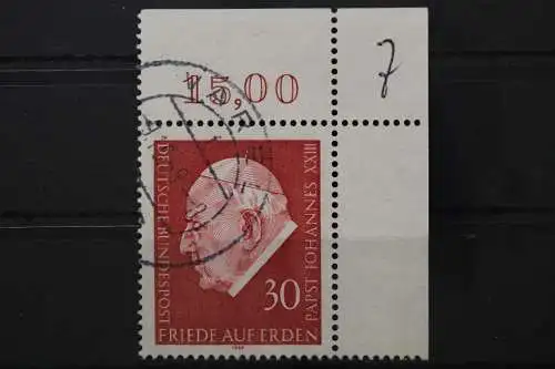 Deutschland (BRD), MiNr. 609, Ecke rechts oben, gestempelt - 646133