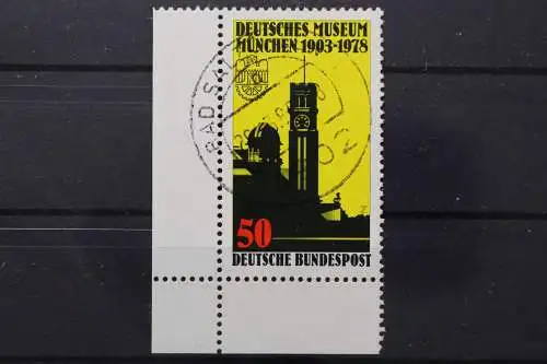 Deutschland (BRD), MiNr. 963, Ecke links unten, gestempelt - 649195