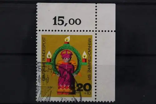 Deutschland (BRD), MiNr. 709, Ecke rechts oben, gestempelt - 646957