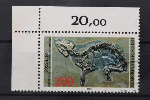 Deutschland (BRD), MiNr. 975, Ecke links oben, gestempelt - 650489