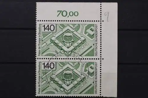 Deutschland (BRD), MiNr. 921, senkr. Paar, Ecke rechts oben, gestempelt - 648796