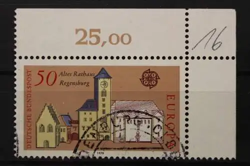 Deutschland (BRD), MiNr. 970, Ecke rechts oben, gestempelt - 649212