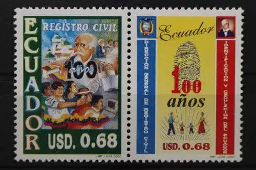 Ecuador, MiNr. 2503-2504 Paar, postfrisch - 649817