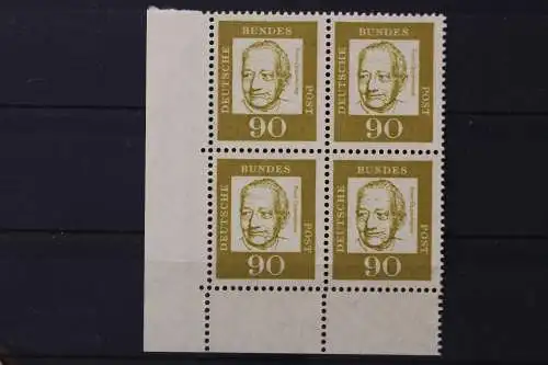 Deutschland, MiNr. 360 y, 4er Block, Ecke links unten, postfrisch - 649756