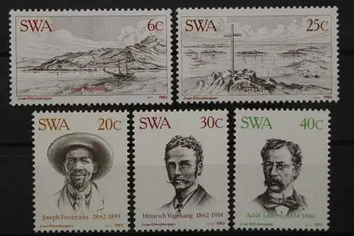 Namibia - Südwestafrika, MiNr. 532-536, postfrisch - 649538