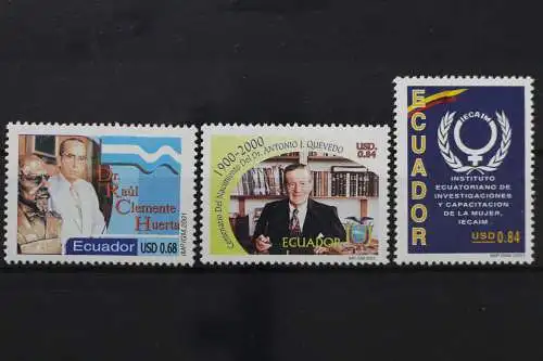 Ecuador, MiNr. 2541, 2542 und 2543, postfrisch - 649824