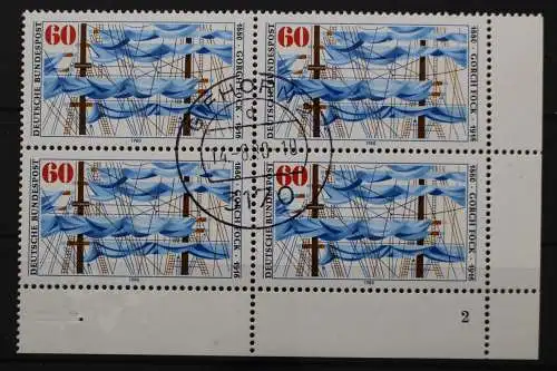 Deutschland (BRD), MiNr. 1058, 4er Block, Ecke rechts unten, FN 2, EST - 651374