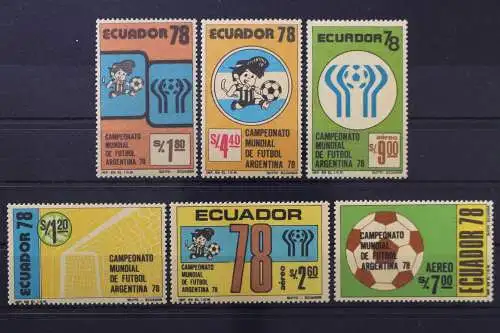 Ecuador, MiNr. 1782-1787, postfrisch - 649766