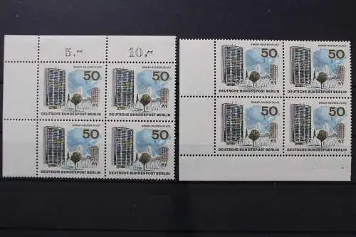 Berlin, MiNr. 259, 2 Eckrandvierer, li. oben + unten, postfrisch - 649943