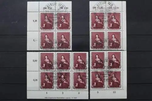 DDR, MiNr. 590, 4er bzw. 6er Block, alle 4 Ecken, ESST - 653206