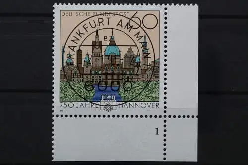 Deutschland (BRD), MiNr. 1491, Ecke rechts unten, FN 1, EST - 651292